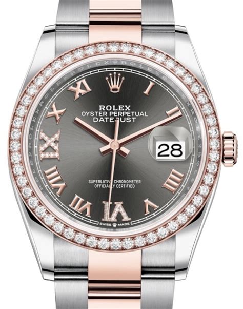 rolex datejust dark rhodium|Rolex diamond Datejust 36mm men's.